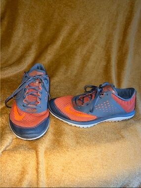 Nike Orange and Gray Training Sneakers
